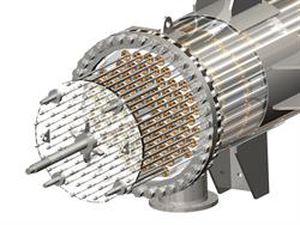 刮掉表面的热交换器