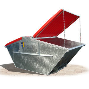 galvanised steel skip container