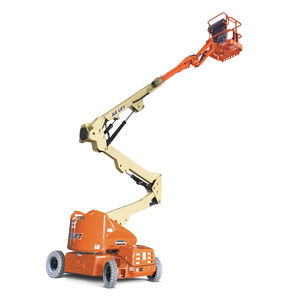 JLG E450AJ - Articulated boom platform sold by TVH Equipment NV (Ad code:  UZ408)