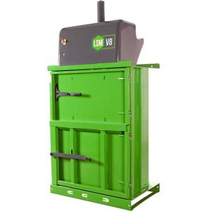vertical baling press