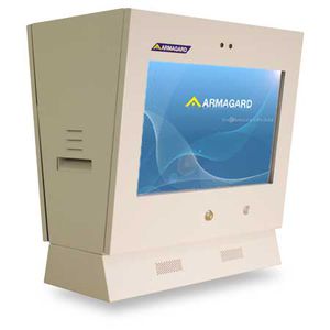 rectangular enclosure / mild steel / for displays / LCD graphic display
