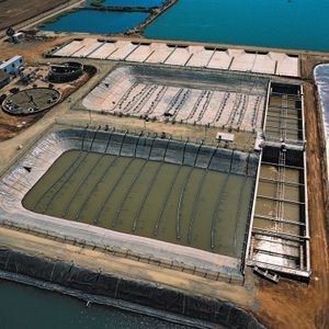 biological sewage treatment plant