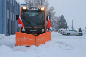 V snow-plow