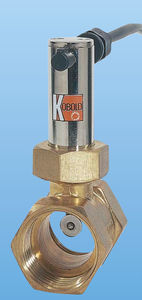 paddle flow switch / for water / stainless steel / brass