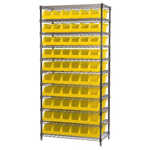 workshop shelving / light-duty / box / wire mesh