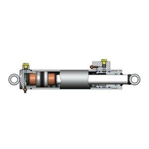 cylinder with adjustable cushions
