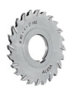 interlocked side milling cutter / solid / slot / HSS