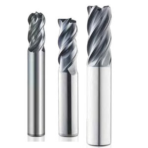 ball nose milling cutter / corner radius / solid / finishing