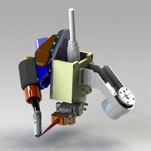 laser welding head / MIG-MAG / automatic
