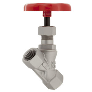 manual valve / angle seat / stainless steel / for aggressive media