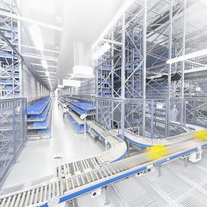 pallet shelving / box / dynamic / automated