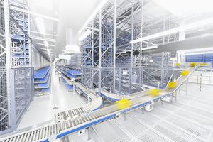 dynamic shelving / pallet / box / automated