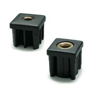 threaded insert / plastic / square