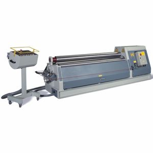 4-roller plate bending machine / hydraulic