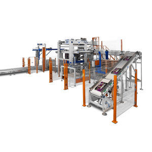high level infeed palletizer 1