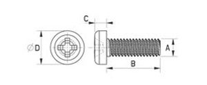 pan head screw