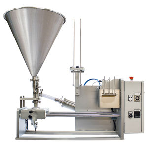 semi-automatic filling and sealing machine