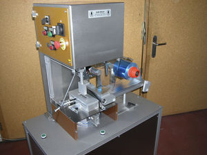 semi-automatic packaging machine / fold wrapping / for paper / for confectionery products