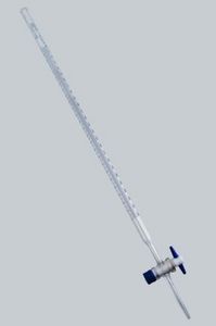 burette with straight valve