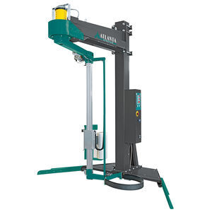 semi-automatic stretch wrapping machine