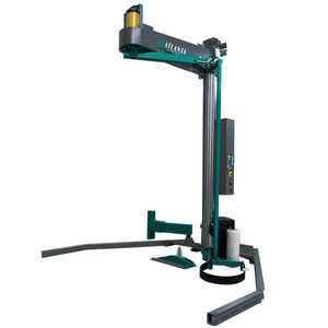 semi-automatic stretch wrapping machine