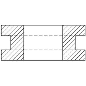 EPDM cable grommet / open