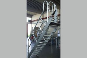 stainless steel ladder