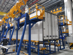 冷藏车装配工作站