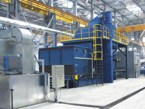 shot blasting line