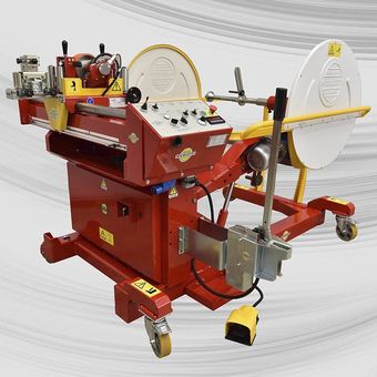 motorized coiler take-up / BOB-MAT-U12/SP08-00/OA10Q60/NE-218/OE-B-10