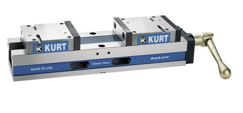 Machine tool vise - SCD430 - Kurt Manufacturing-Industrial Products Division - manual / low-profile / self-centering