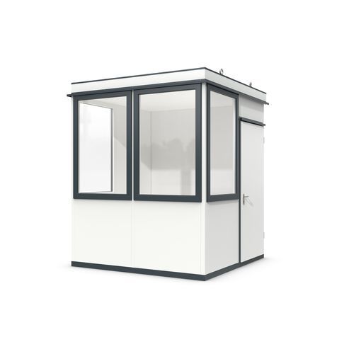 Modular room-in-room system - Outdoor Basic 5 - WSM – Walter Solbach Metallbau GmbH - sheet metal / mineral fiber / with PVC floor
