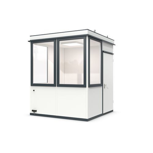 Modular room-in-room system - Outdoor Basic 5 Starter Plus - WSM – Walter Solbach Metallbau GmbH - sheet metal / mineral fiber / with PVC floor
