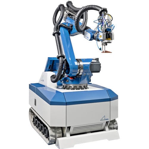 Robotic loading cell - AL-ROCK MOBIL - ALPHA LASER GmbH - for welding / machining / 3D printing