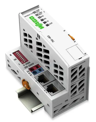 Controller PLC - 750 series - WAGO - integrated / DIN rail / with