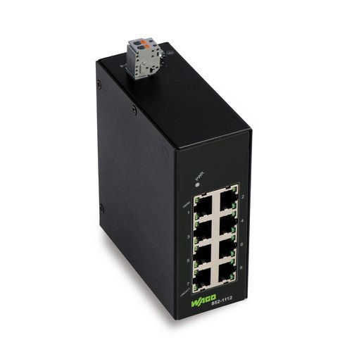Unmanaged switch - 852-1112 - WAGO - 8 ports / 5 ports / gigabit
