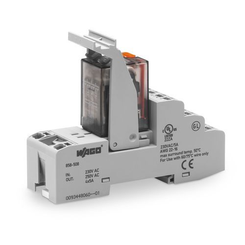Electromechanical relay socket - 858 series  - WAGO