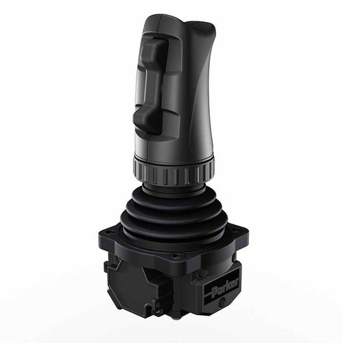Hall effect mini joystick - IQAN-LC6-X05 series - Parker Electronic Controls Division - compact / 2-axis / analog