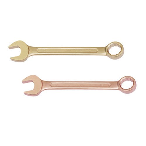 Copper combination wrench - 132-137 series - HEBEI BOTOU SAFETY TOOLS CO.,LTD - bronze / aluminium