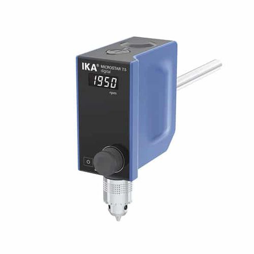 Overhead laboratory stirrer - IKA MICROSTAR 7.5  - Asynt - digital / motor / digital