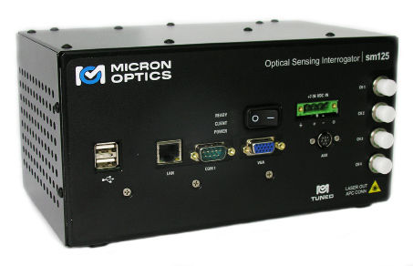 Fiber optic measuring instrument - sm125 - Micron Optics - compact