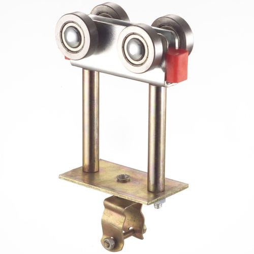 Galvanized steel cable trolley - TRA2M22 series - By CARPEL - with clamp