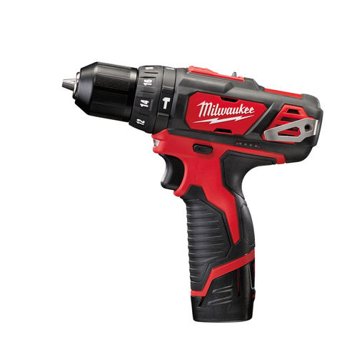 Cordless drill - M12 BPD-202C - Milwaukee - compact / impact