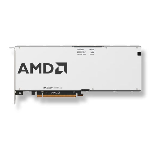 PCIe graphics card - Radeon™ PRO V710 - AMD - AMD Radeon / GDDR6 / Windows 10