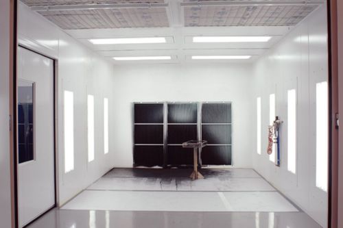Closed circuit paint booth - Belmeko - for aeronautical applications / for railway applications / for the wood industry