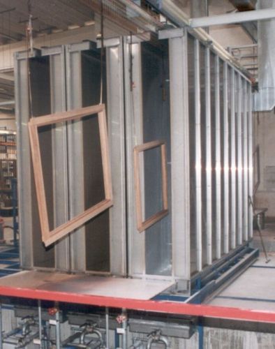Closed circuit paint tunnel - Belmeko - for the wood industry