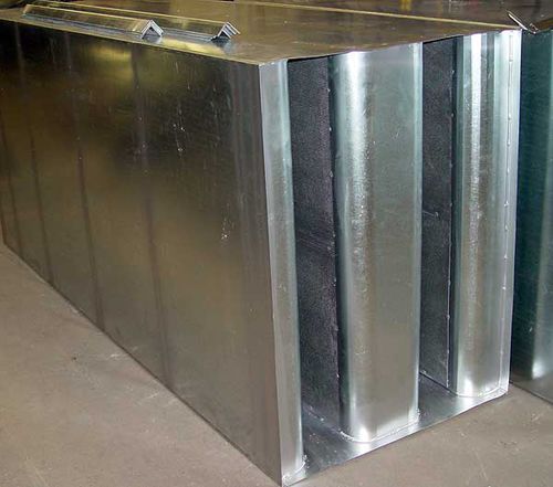 Exhaust silencer - Duct - dB Noise Reduction - fan
