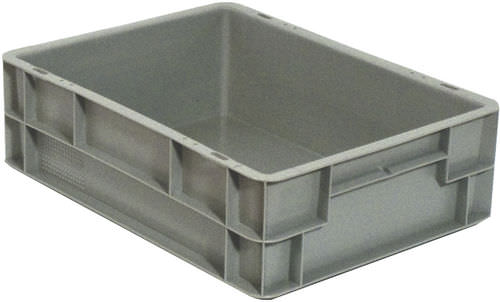 Plastic crate - EU-4312L - Plastipol, s.a. - storage / stacking / standard