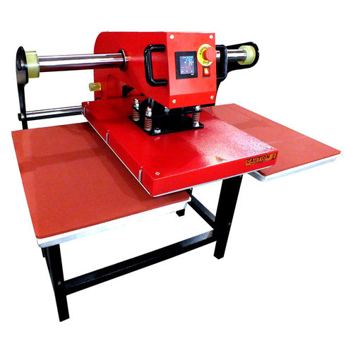 Pneumatic press - BY-043 - Guangzhou Baiyin Electronics Co.,Ltd - heat transfer / for textiles / double
