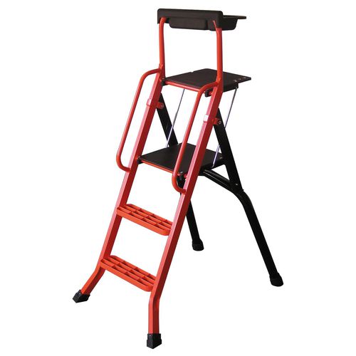 Portable step ladder - 20195 - MOB - aluminum